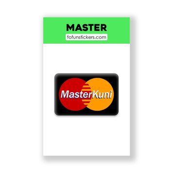 3D Стікер "MASTER" 845623 фото