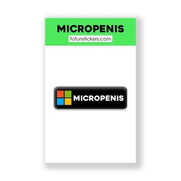 3D Стікер "MICROPENIS" 389624 фото