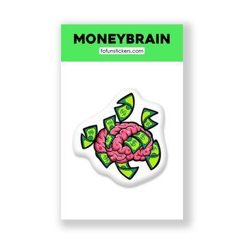 3D Стікер "MONEYBRAIN" 374617 фото
