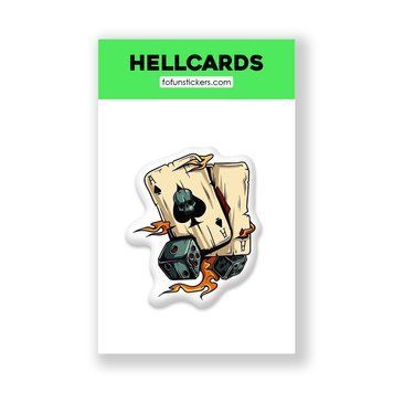 3D Стікер "HELLCARDS" 480937 фото