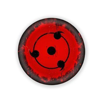 Значок "SHARINGAN 3 TOMOE" 387898 фото