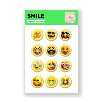 3D Стікерпак "SMILE" 367659 фото
