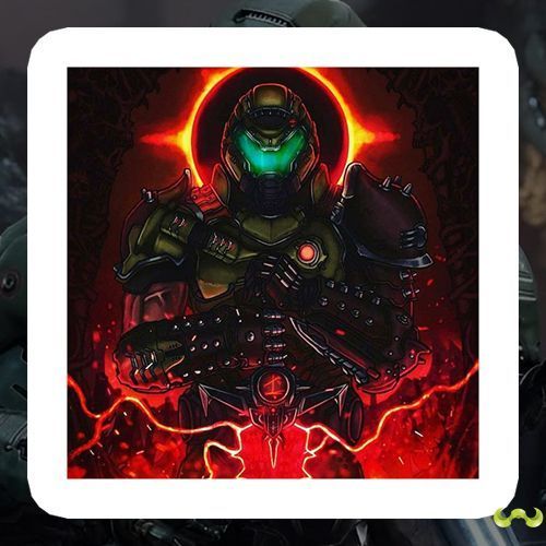 Стікерпак "DOOM SLAYER" 345254 фото